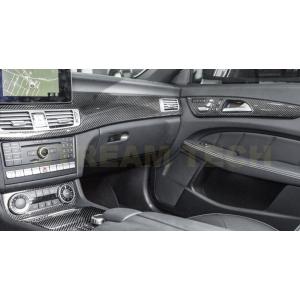 BENZ メルセデス ベンツ W218 CLS 左ハンドル用 リアルカーボン インテリアパネル 10...