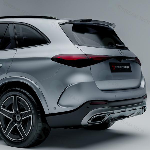JPDESIGN◆メルセデスベンツ X254 GLC SUV用カーボンルーフスポイラー/リアウイング...
