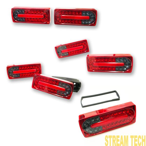BENZ メルセデス ベンツ W463 Gクラス ゲレンデ用 07〜後期仕様 LED テールランプ ...