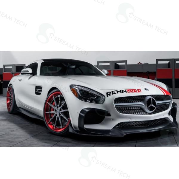 ベンツ C190 GT/GTS 2015y-17y 用 RENNTECH仕様 フロントカーボンスポイ...