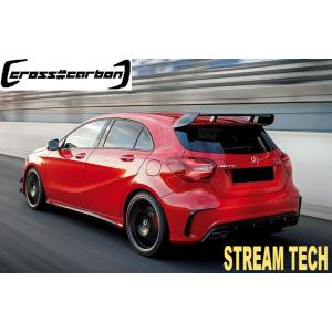 M's】 ベンツ W176 Aクラス 前期 リア ウイング スワンネック ROWEN