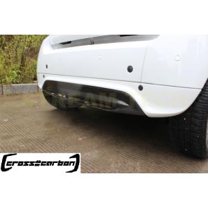 MCC スマート フォーツー用 カーボン リアディフューザー リアアンダースポイラー リアバンパーリ...