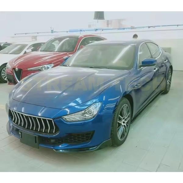 MASERATI マセラティ ギブリ 後期用 カーボン サイドスカート サイドスポイラー サイドステ...