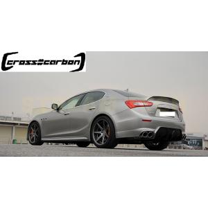 MASERATI マセラティ ギブリ 前期用 PPM500タイプ カーボン リアディフューザー リア...