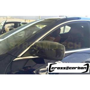 MASERATI マセラティ ギブリ クアトロポルテ 前期用 リアルカーボン ミラーカバー 貼り付け...