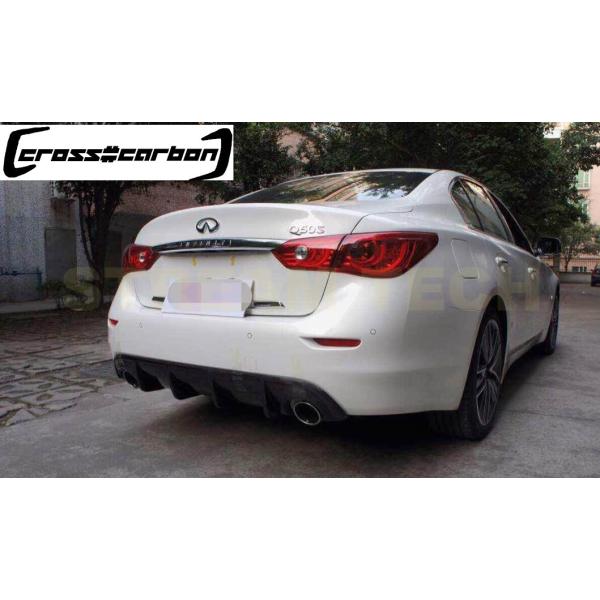 NISSAN 日産 インフィニティ Q50 V37 スカイライン セダン用 DTMタイプ リアディフ...