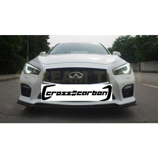 NISSAN 日産 インフィニティ Q50 V37 スカイライン セダン用 フロントスポイラー PU...