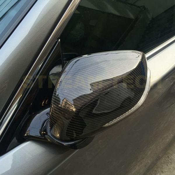 NISSAN 日産 インフィニティ Q50 V37 スカイライン用 カーボン ミラーカバー 交換式 ...