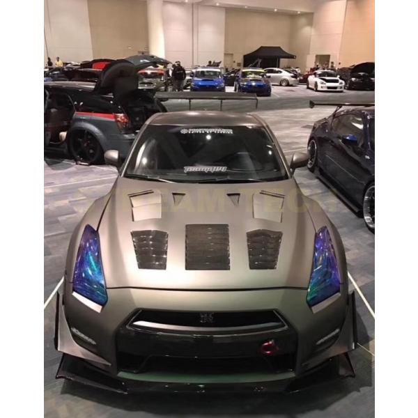 NISSAN 日産 R35 GT-R用 タイプ2 ダクト付き カーボン ボンネット エンジンフード ...
