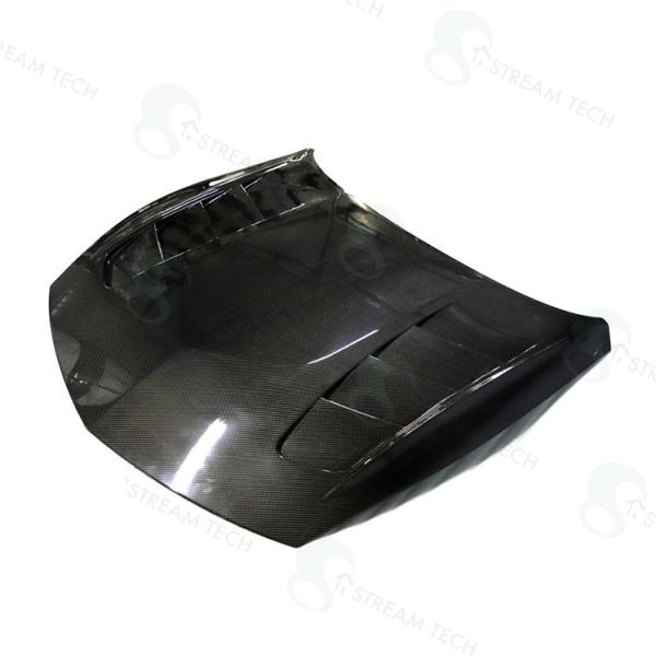 DRYCARBON◆ニッサン 400Z カーボンボンネット/ダクト付/エンジンフード/カーボンエアロ...