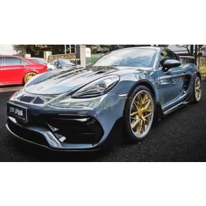 PORSCHE ポルシェ 718 ケイマン ボクスター用 カーボン フルエアロセット ボンネット バ...