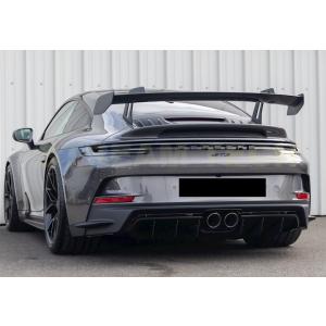 PORSCHE ポルシェ 992 カレラ用 GT3タイプ ドライカーボン トランクスポイラー リアスポイラー カーボンスポイラー リアウイング 綾織カーボン 911 Carrera｜streamtech