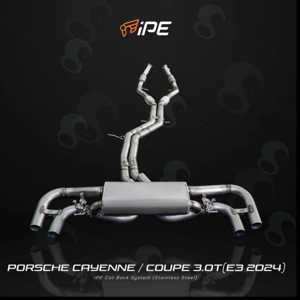 iPE パフォーマンスエキゾースト◆ポルシェ E3 カイエン/カイエンS 3.0T用 F1バージョン...