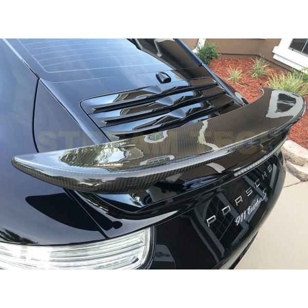 PORSCHE ポルシェ 991 ターボS 後期用 純正タイプ カーボン リアウイング GTウイング...