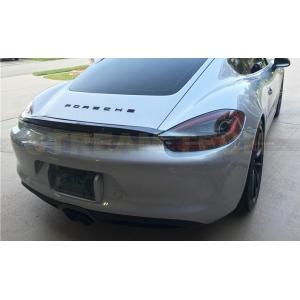 PORSCHE ポルシェ 981 ケイマン ボクスター用 スパイダータイプ カーボン トランクスポイ...