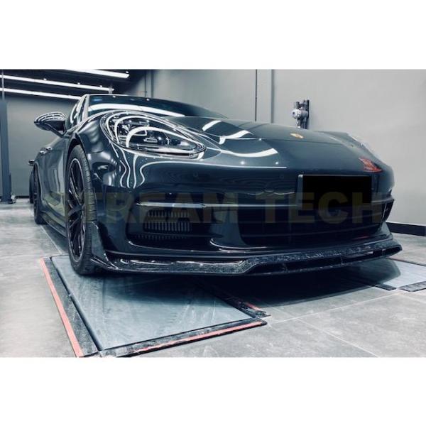 PORSCHE ポルシェ 971 パナメーラ用 カーボン エアロセット 2種類有 フロントリップ デ...