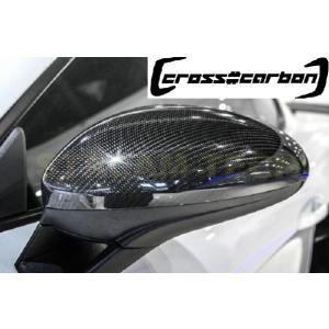 ポルシェ981ケンマン用(左ハンドル用) カーボン製ドアミラーカバー ドライカーボン◇ポルシェ 718 ケイマン/ボクスター用 カーボン