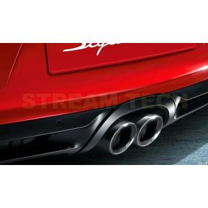 PORSCHE ポルシェ 987 ケイマン ボクスター用 ステンレス テールパイプ テールエンド マ...