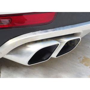 PORSCHE ポルシェ マカン用 ターボタイプ ステンレス テールパイプ ヘアライン加工 テールガ...