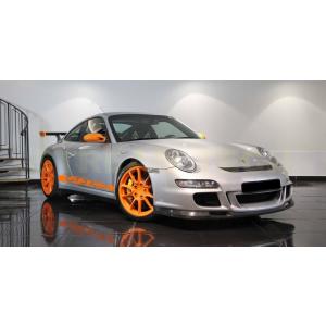 PORSCHE ポルシェ 997 GT3用 TechAタイプ カーボン フロントスポイラー リップス...