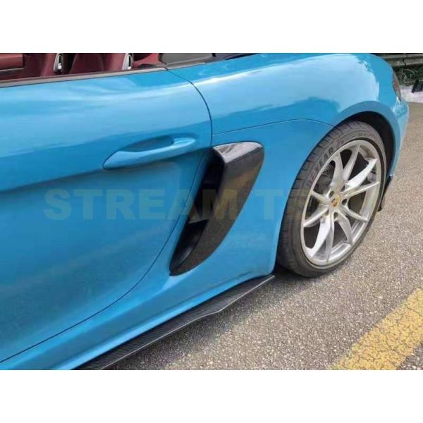 PORSCHE ポルシェ 718 ケイマン ボクスター用 RDタイプ カーボン エアインテーク ダク...