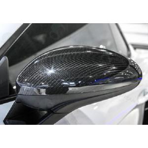 ドライカーボン◆ポルシェ 718 ケイマン/ボクスター用 カーボンドアミラーカバーセット/サイドミラ...