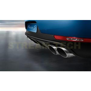 PORSCHE ポルシェ マカン 958 後期 カイエン用 新型 マフラーカッター テールパイプ テ...
