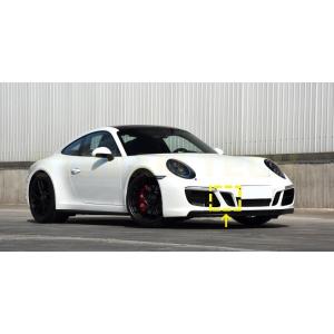PORSCHE ポルシェ 991 カレラ 後期用 ドライカーボン フロントエアダクトカバー インテー...