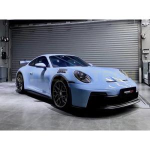 PORSCHE ポルシェ 992 カレラ用 GT3タイプ サイドスカート 左右セット サイドステップ サイドスポイラー ドライカーボン DRY CARBON 911 Carrera｜streamtech