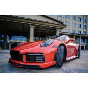 PORSCHE ポルシェ 992 カレラ用 TAタイプ ハーフカーボン フロントスポイラー フロント...