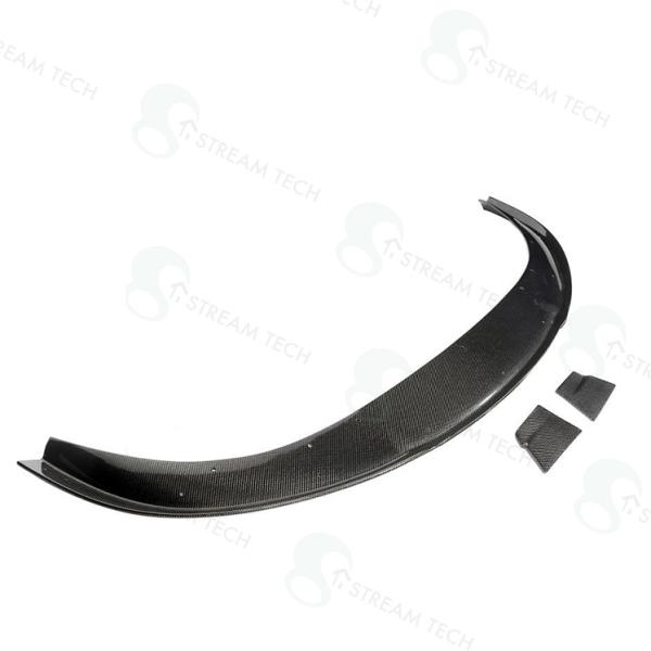 REVOZPORT◆ポルシェ 9J1/タイカン用 スポーツエディション フロントカーボンスポイラー/...
