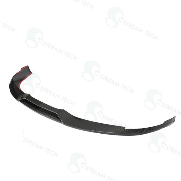 DRYCARBON◆ポルシェ 9J1/タイカン用 フロントカーボンスポイラー/カーボンリップ/アンダ...