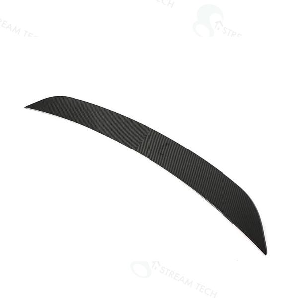 DRYCARBON◆ポルシェ 9J1/タイカン用 カーボントランクスポイラー/リアウイング/リアスポ...