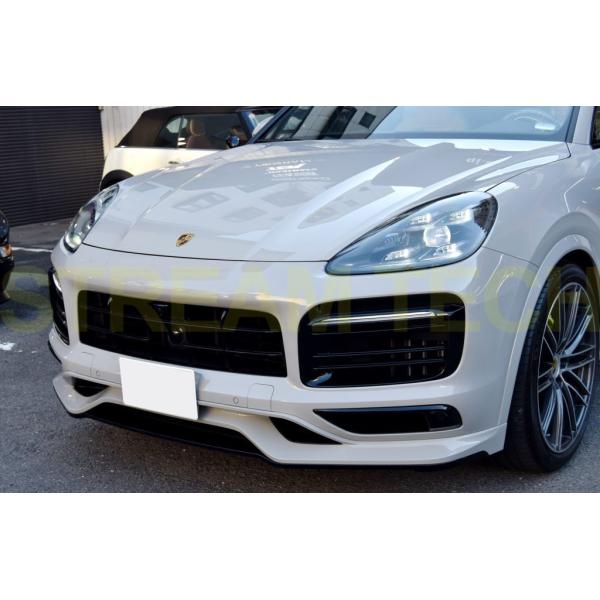PORSCHE ポルシェ 9YA E3 カイエン用 TechAタイプ フロントスポイラー フロントリ...