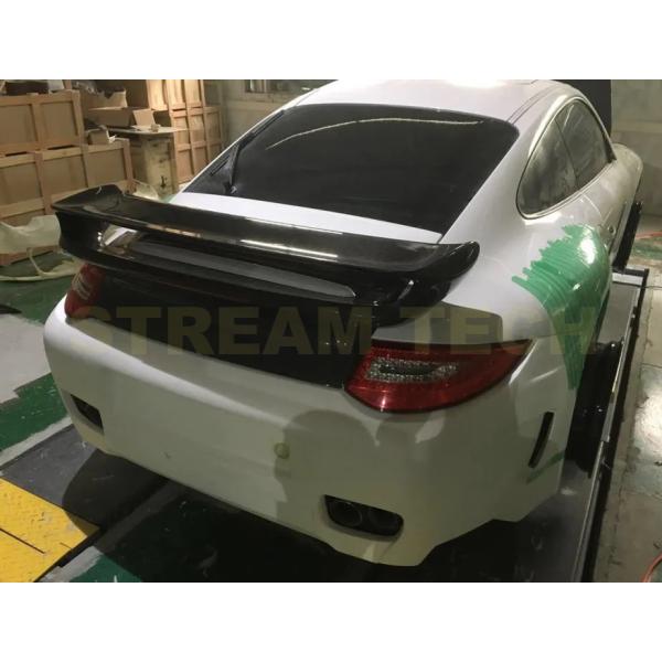 PORSCHE ポルシェ 997 カレラ用 純正ターボタイプ カーボン リアウイング GTウイング ...