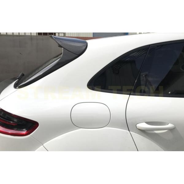 PORSCHE ポルシェ マカン用 Tタイプ カーボン ルーフスポイラー 3ピース リアルーフ ルー...