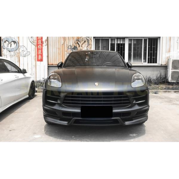 PORSCHE ポルシェ マカン 中期用 TechAタイプ フロントスポイラー 2種類有 リップスポ...