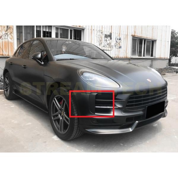 PORSCHE ポルシェ マカン 中期用 TechAタイプ カーボン フロントエアダクトアクセント ...