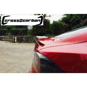 TESLA テスラ モデルS用 カーボン トランクスポイラー リアスポイラー チンスポイラー リアウ...