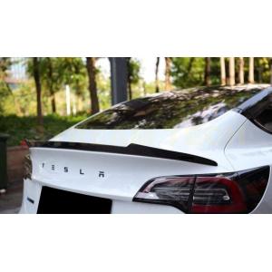TESLA テスラ モデル3用 REVO スポーツタイプ カーボン トランクスポイラー リアスポイラー チンスポイラー リアウイング 綾織 レボスポーツ Model 3 人気商品
