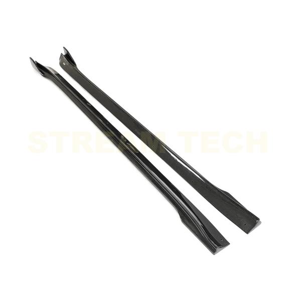 TESLA テスラ モデル3 前期用 RSタイプ カーボン サイドスカート サイドスポイラー サイド...