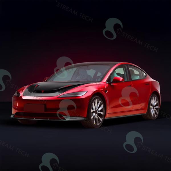 TESLA テスラ モデル3用 ドライカーボン フロントドアパネル 内張り ドアトリム カーボンガー...