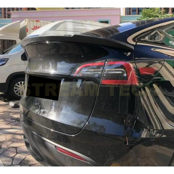 TESLA テスラ モデルY用 CSタイプ カーボン トランクスポイラー リアスポイラー リアウイン...