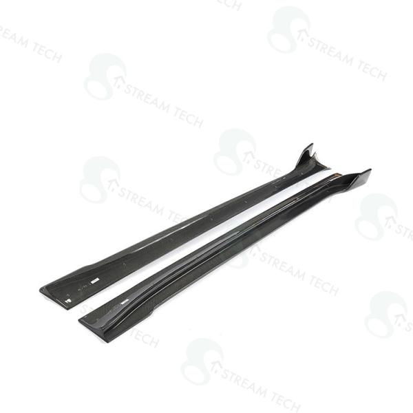 ◆テスラ モデルY用 2019年〜24年 VRS仕様カーボンサイドステップ/サイドスカート/エクステ...