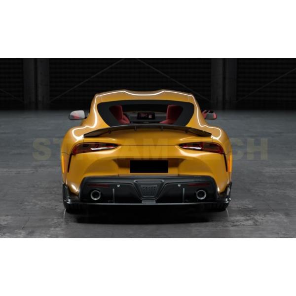 TOYOTA トヨタ A90 GR スープラ用 カーボン リアディフューザー リアアンダースポイラー...