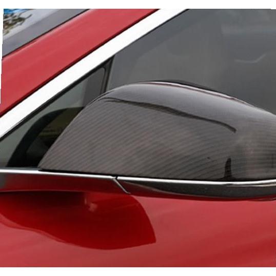 DRYCARBON◆テスラ モデルS/MODEL S用カーボンミラーカバー/ドアミラーカバーセット/...