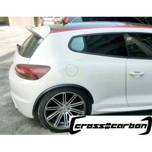 VW フォルクス ワーゲン シロッコR用 カーボン ルーフスポイラー ルーフウイング リアルーフ リ...
