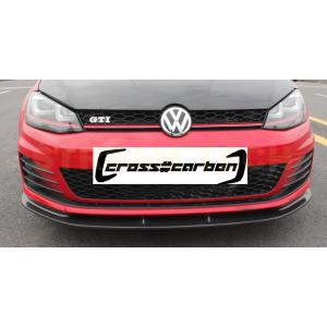 VW フォルクス ワーゲン ゴルフ7 GTI用 ストリートタイプ カーボン フロントスポイラー リッ...