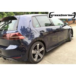VW フォルクス ワーゲン ゴルフ7 R R-Line用 DTMタイプ カーボン サイドスカート サ...