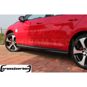 VW フォルクス ワーゲン ゴルフ7 GTI用 DTMタイプ カーボン サイドスカート サイドステッ...